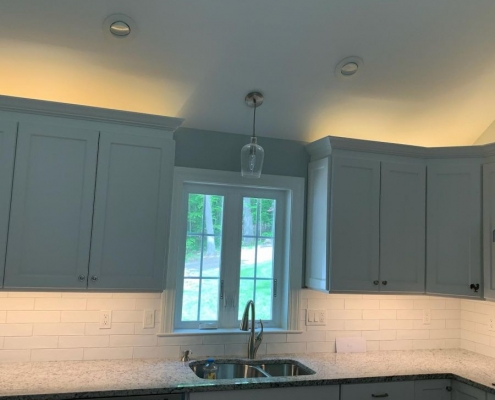 Led undercabinet strip lights & upper cabinet rope lighting in Southbury CT